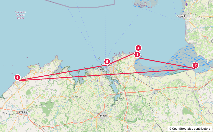 Carte du parcours — Jour 3