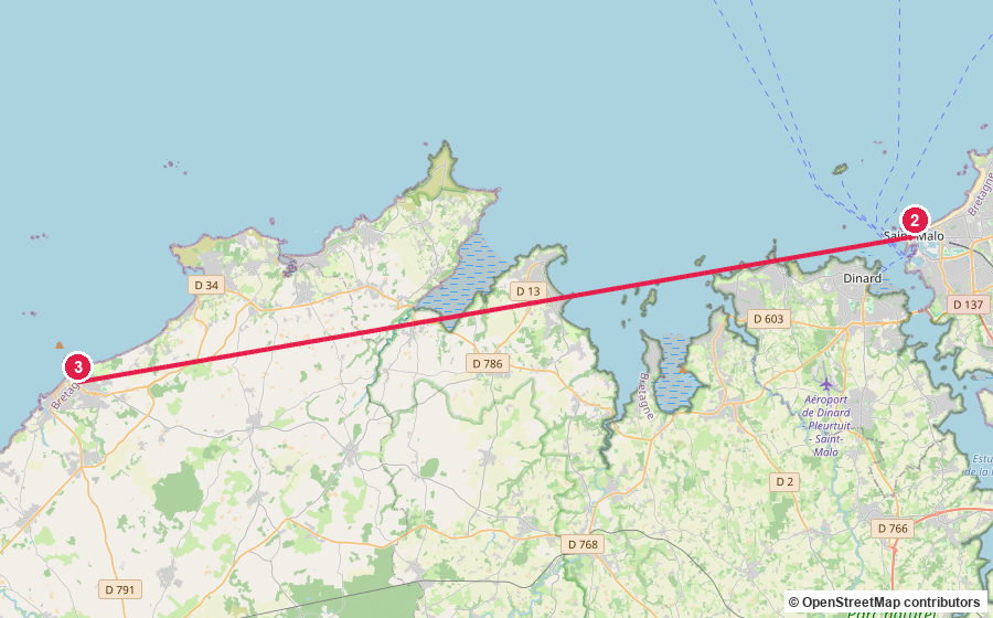 Carte du parcours — Jour 5
